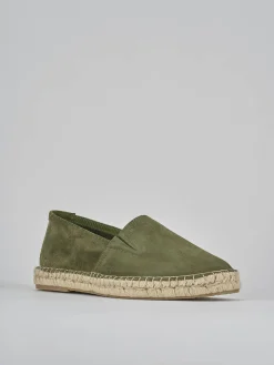 Mocassini camoscio verde