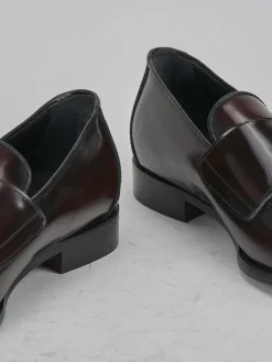 Mocassini pelle bordo'