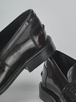 Mocassini pelle bordo'