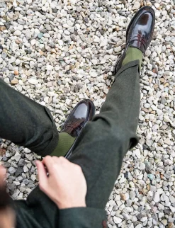 Mocassini pelle bordo'