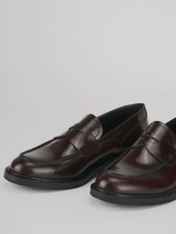 Mocassini pelle bordo'