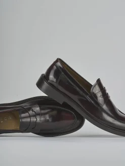 Mocassini pelle bordo'