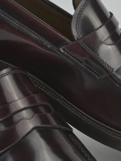 Mocassini pelle bordo'