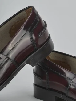 Mocassini pelle bordo'