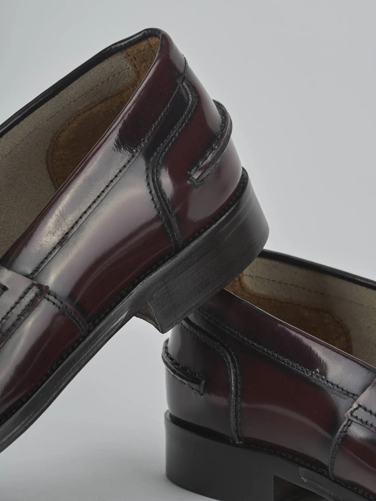 Mocassini pelle bordo'