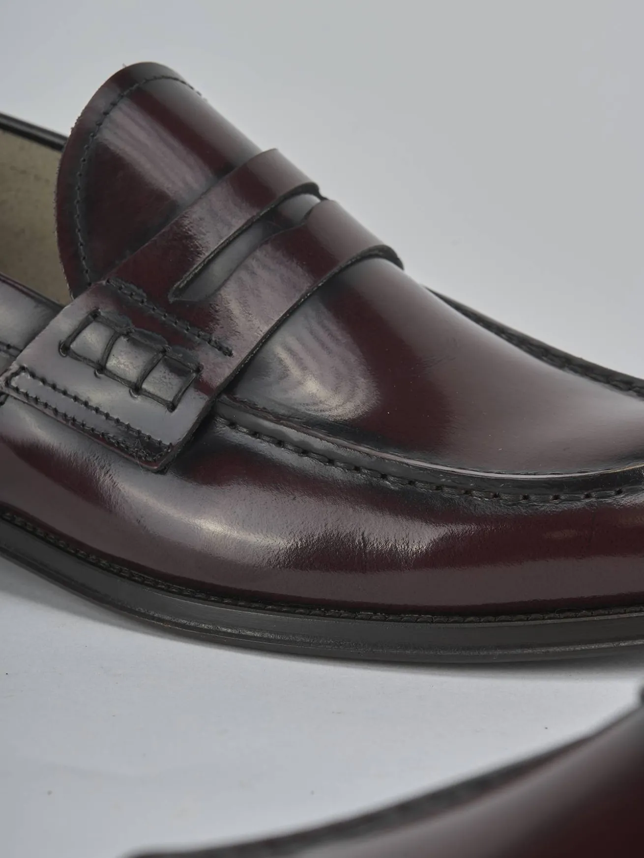 Mocassini pelle bordo'