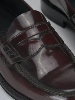 Mocassini pelle bordo'