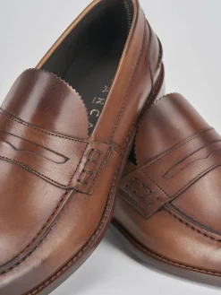 Mocassini pelle marrone