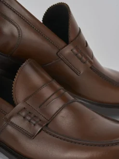 Mocassini pelle marrone