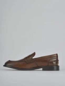 Mocassini pelle marrone