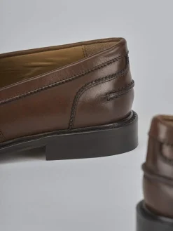 Mocassini pelle marrone