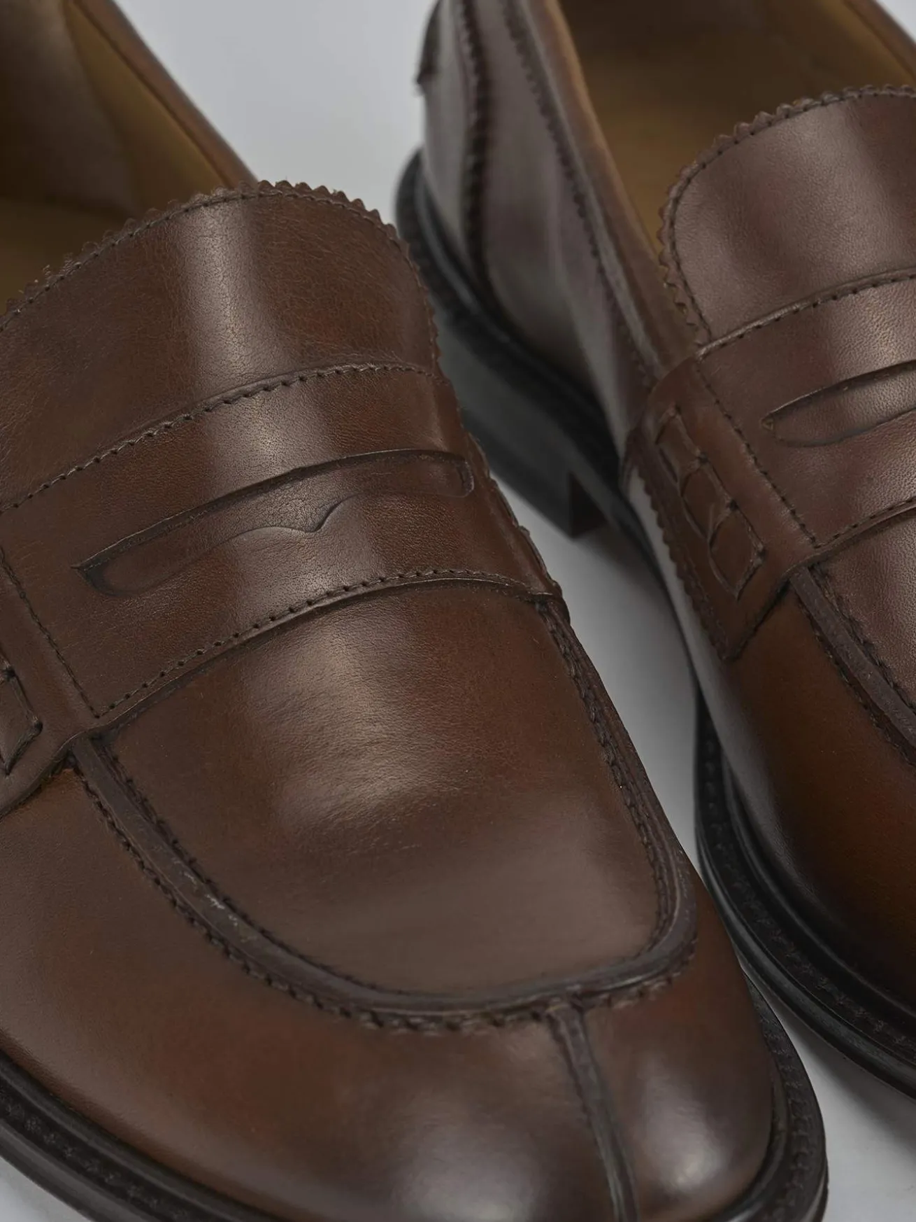 Mocassini pelle marrone