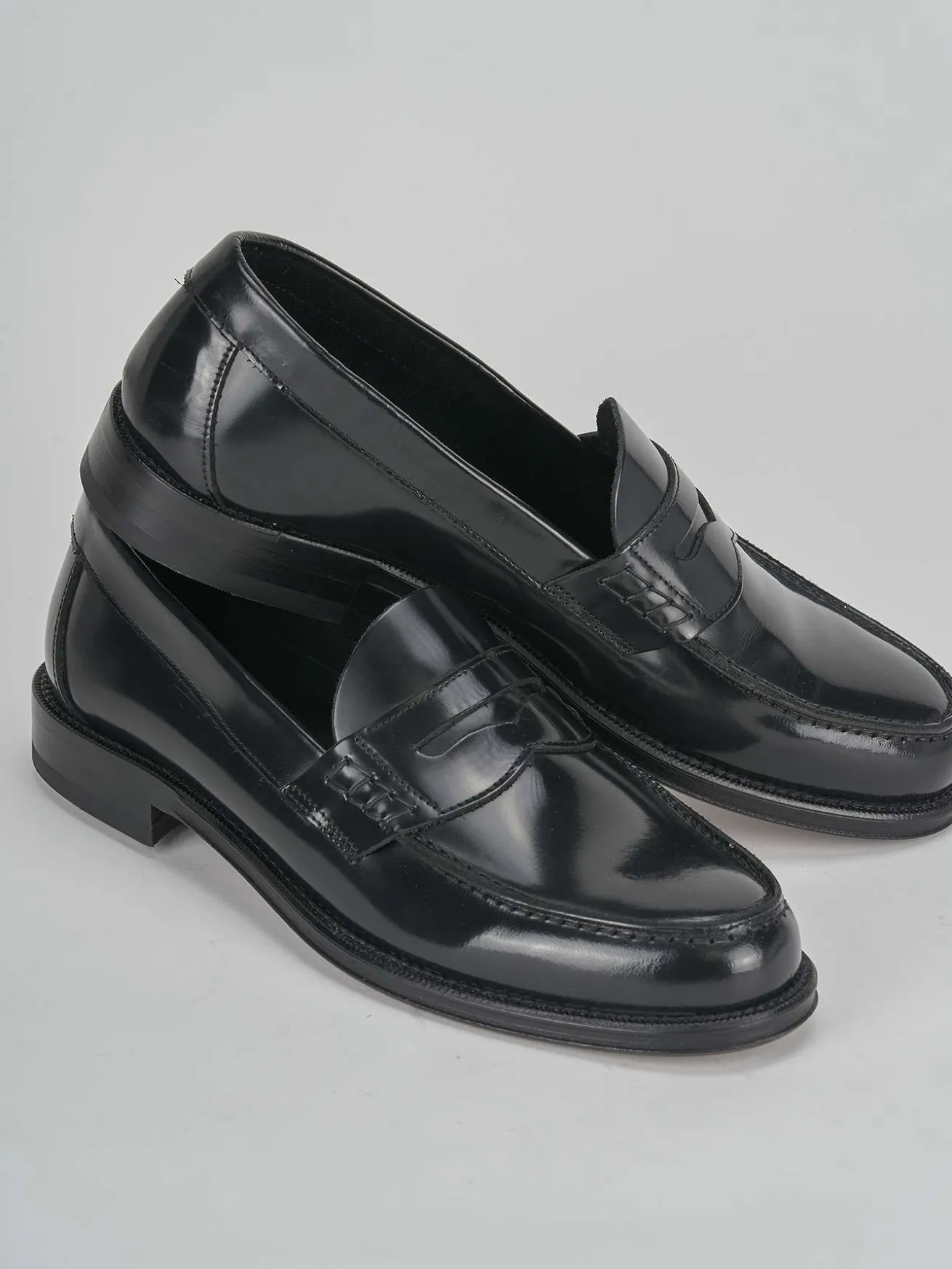 Mocassini pelle nero