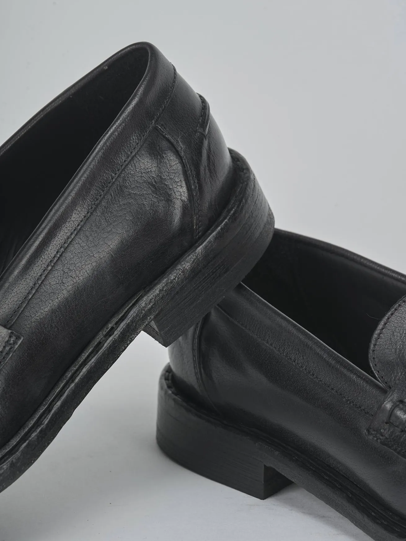 Mocassini pelle nero