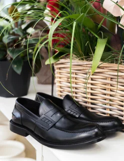 Mocassini pelle nero