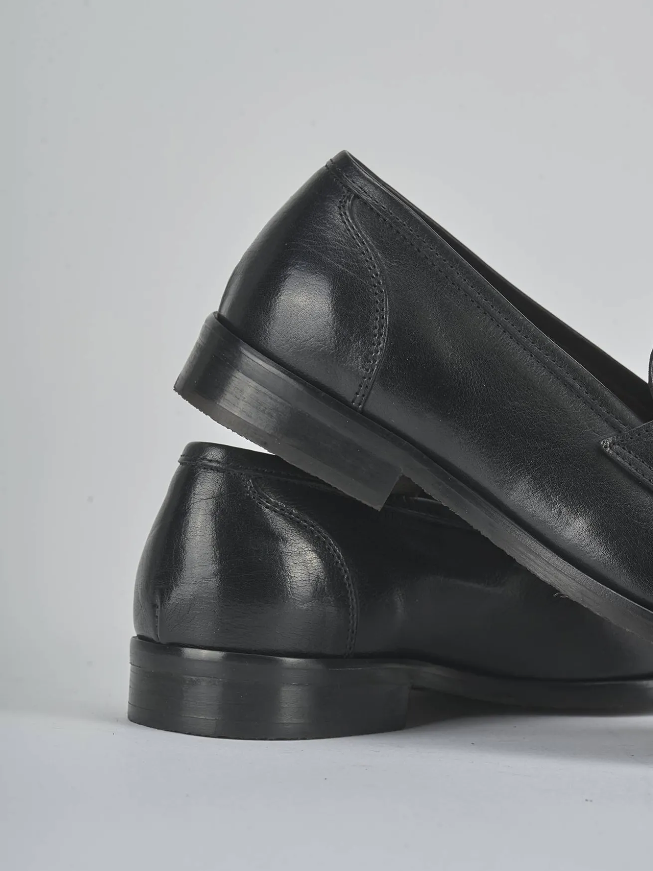 Mocassini pelle nero