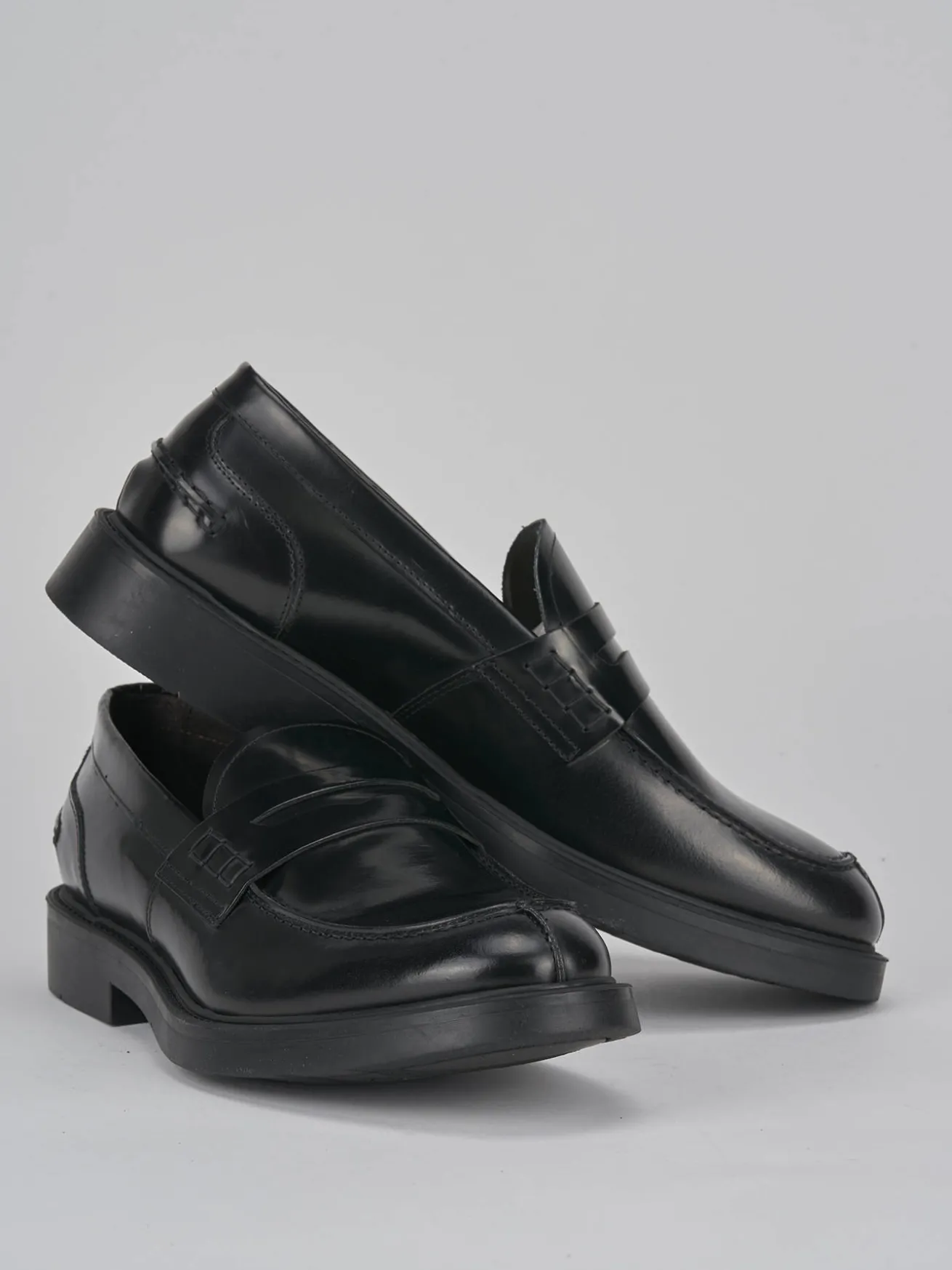 Mocassini pelle nero