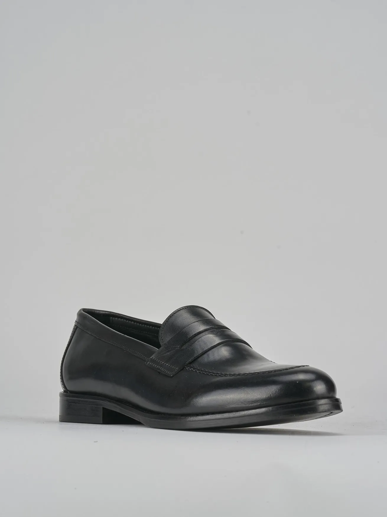 Mocassini pelle nero