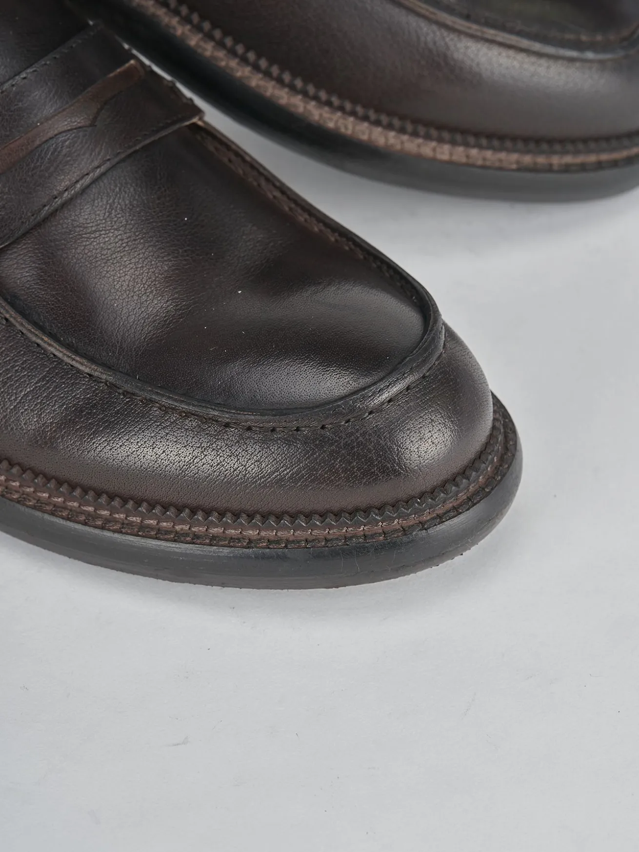 Mocassini pelle testa