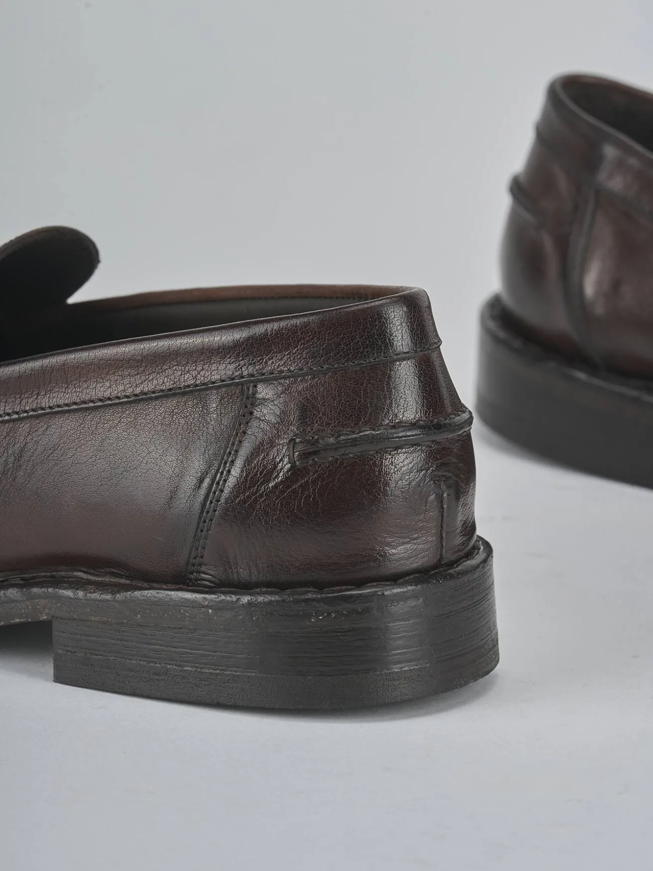 Mocassini pelle testa