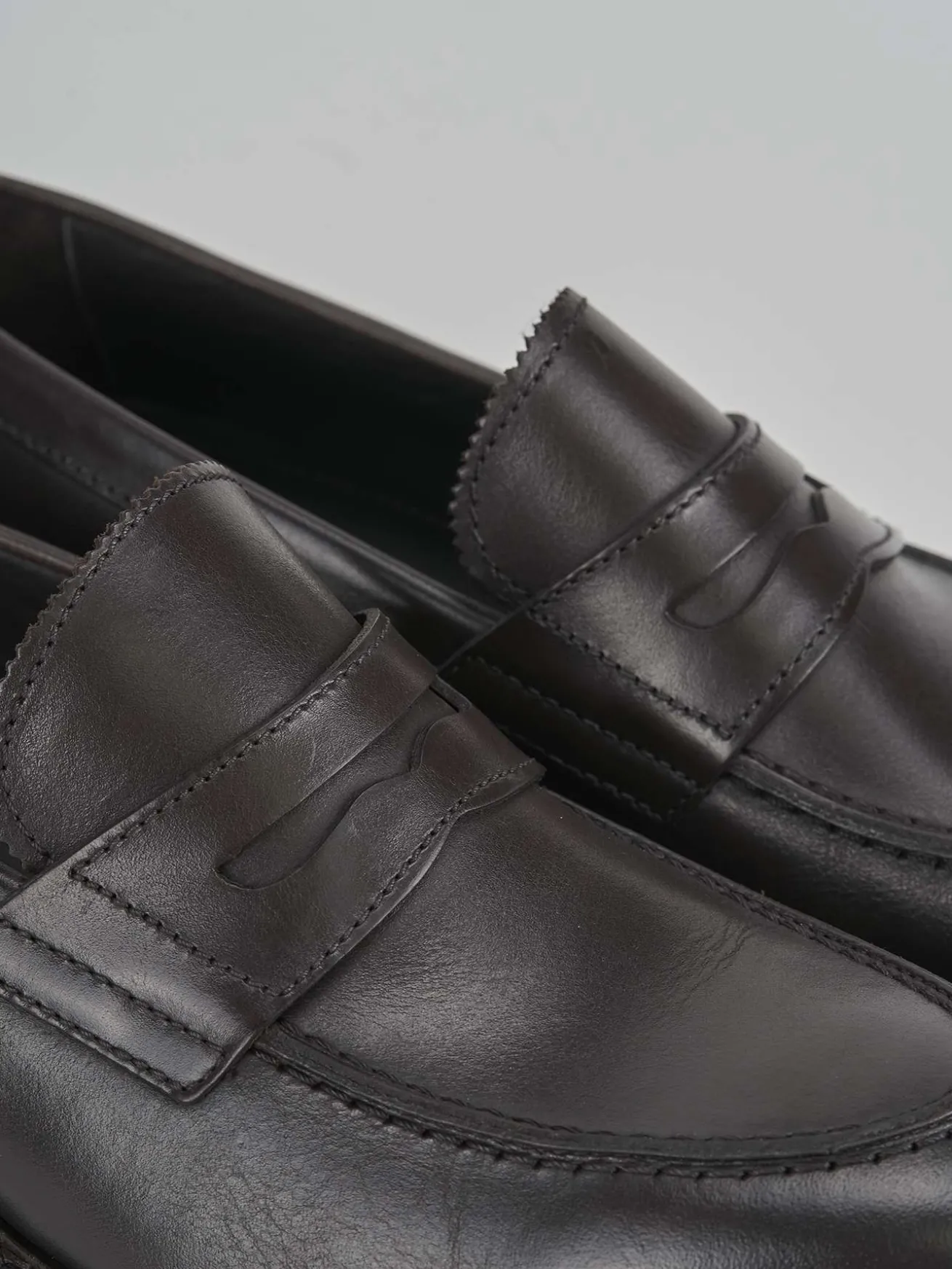 Mocassini pelle testa