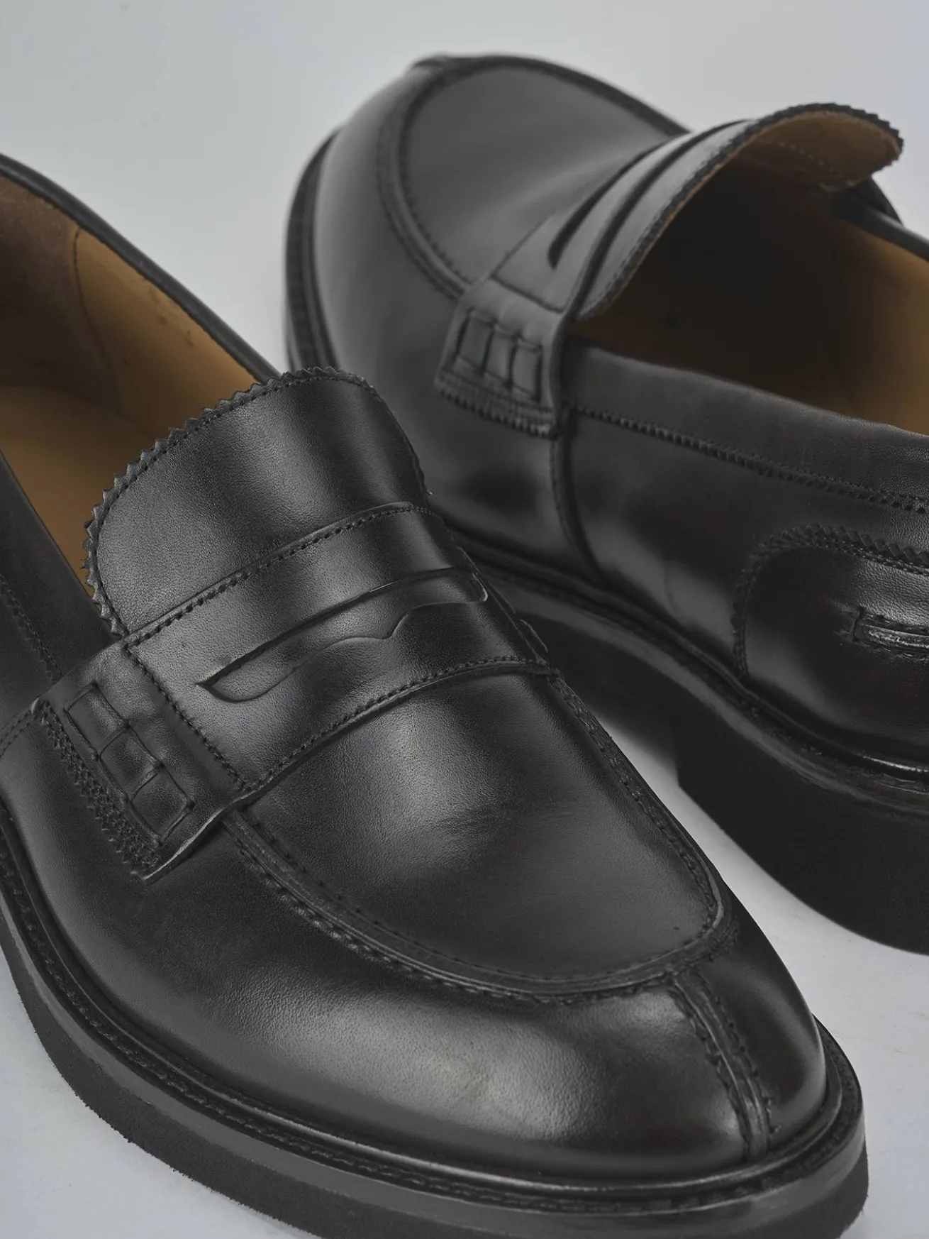 Mocassini pelle testa