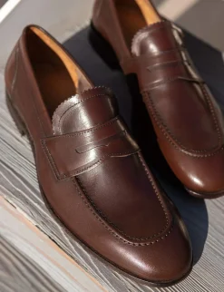 Mocassini pelle testa