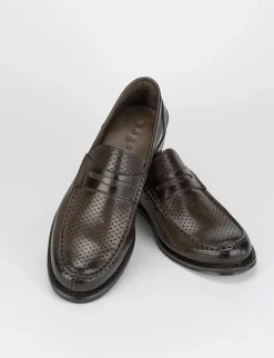 Mocassini pelle testa