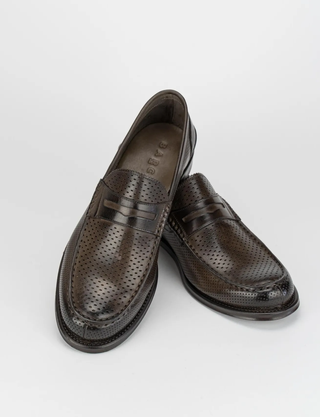 Mocassini pelle testa