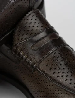 Mocassini pelle testa