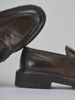 Mocassini pelle testa