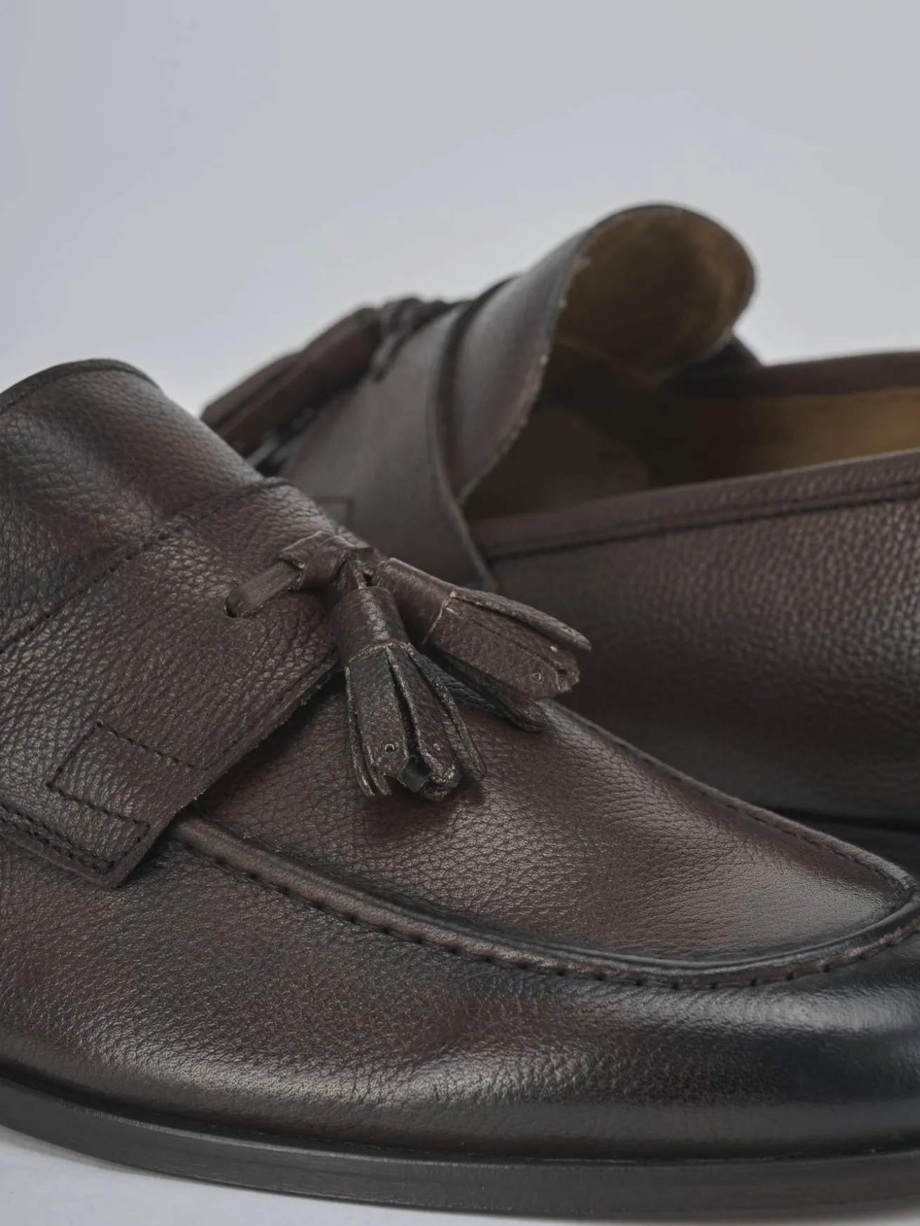 Mocassini pelle testa