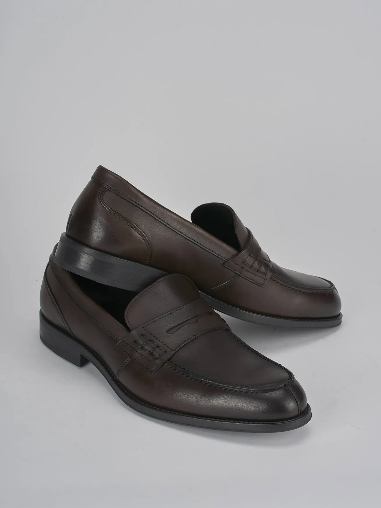 Mocassini pelle testa