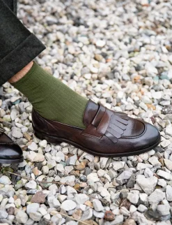 Mocassini pelle testa