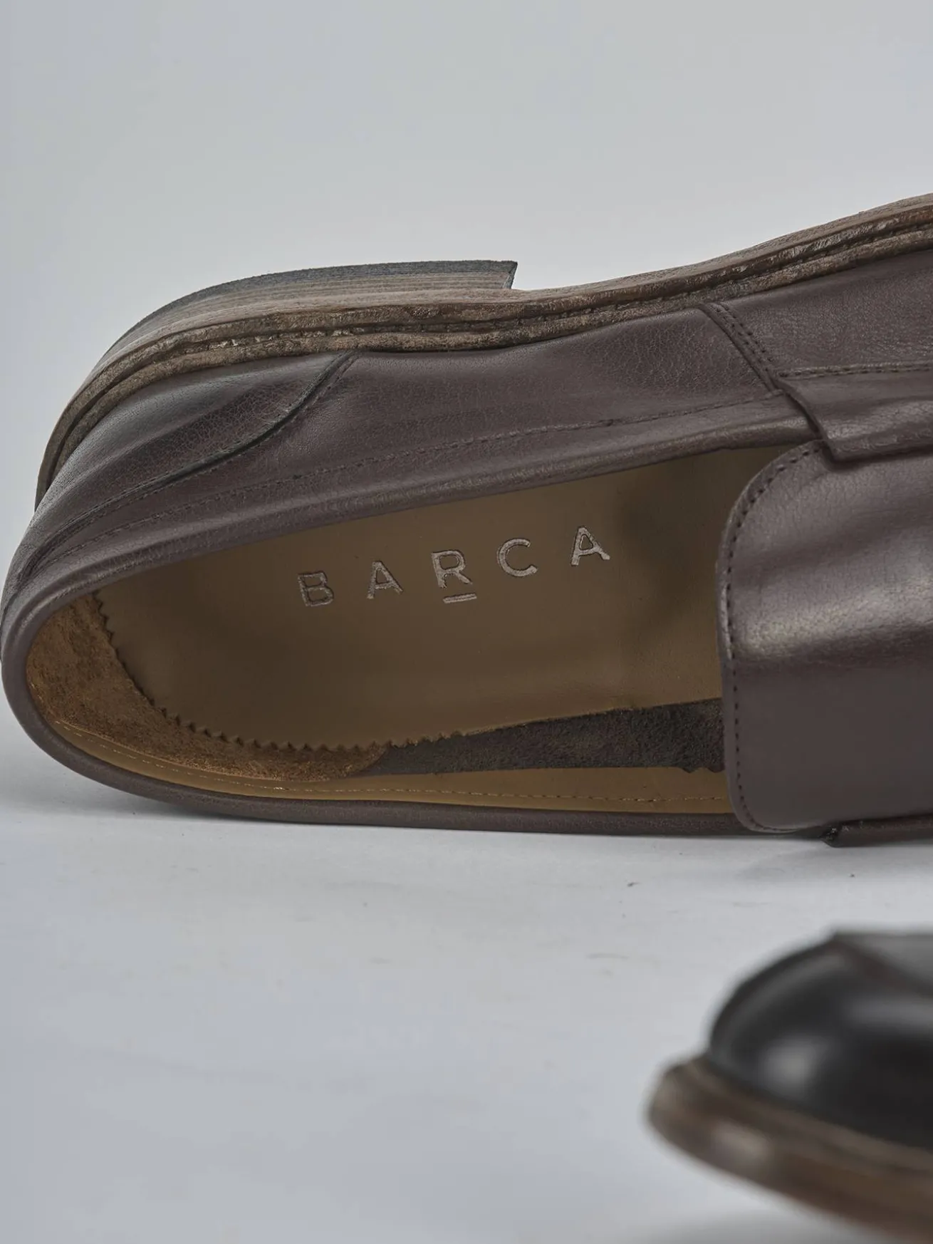 Mocassini pelle testa