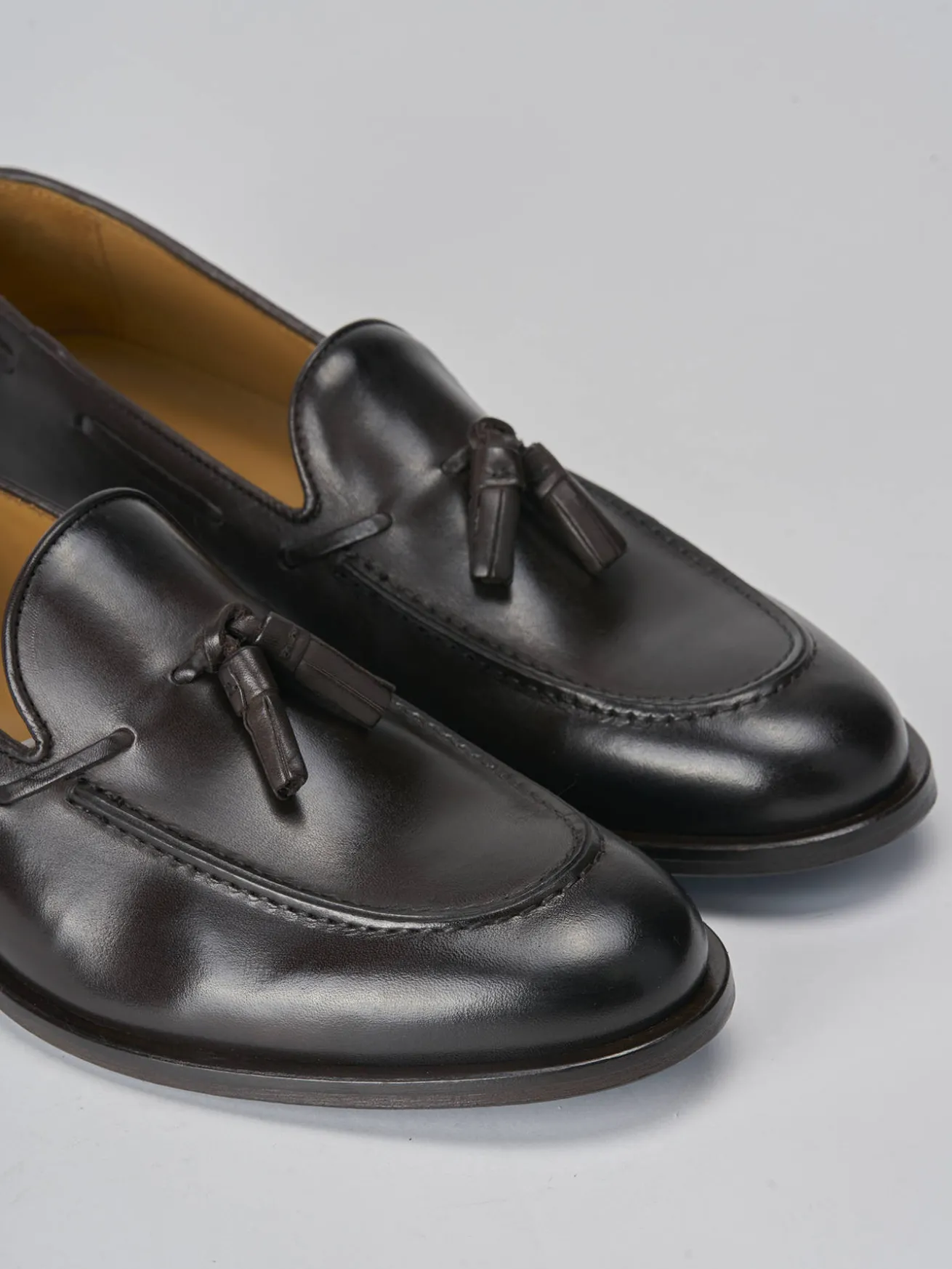 Mocassini pelle testa