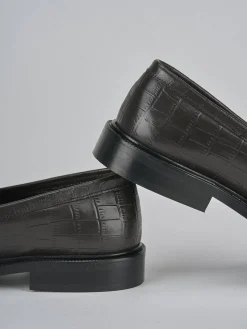 Mocassini tacco 2cm cocco testa