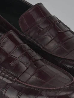 Mocassini tacco 2cm cocco bordo'