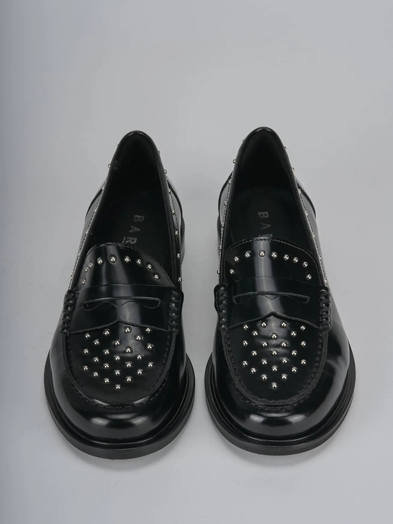 Mocassini tacco 1cm pelle nero