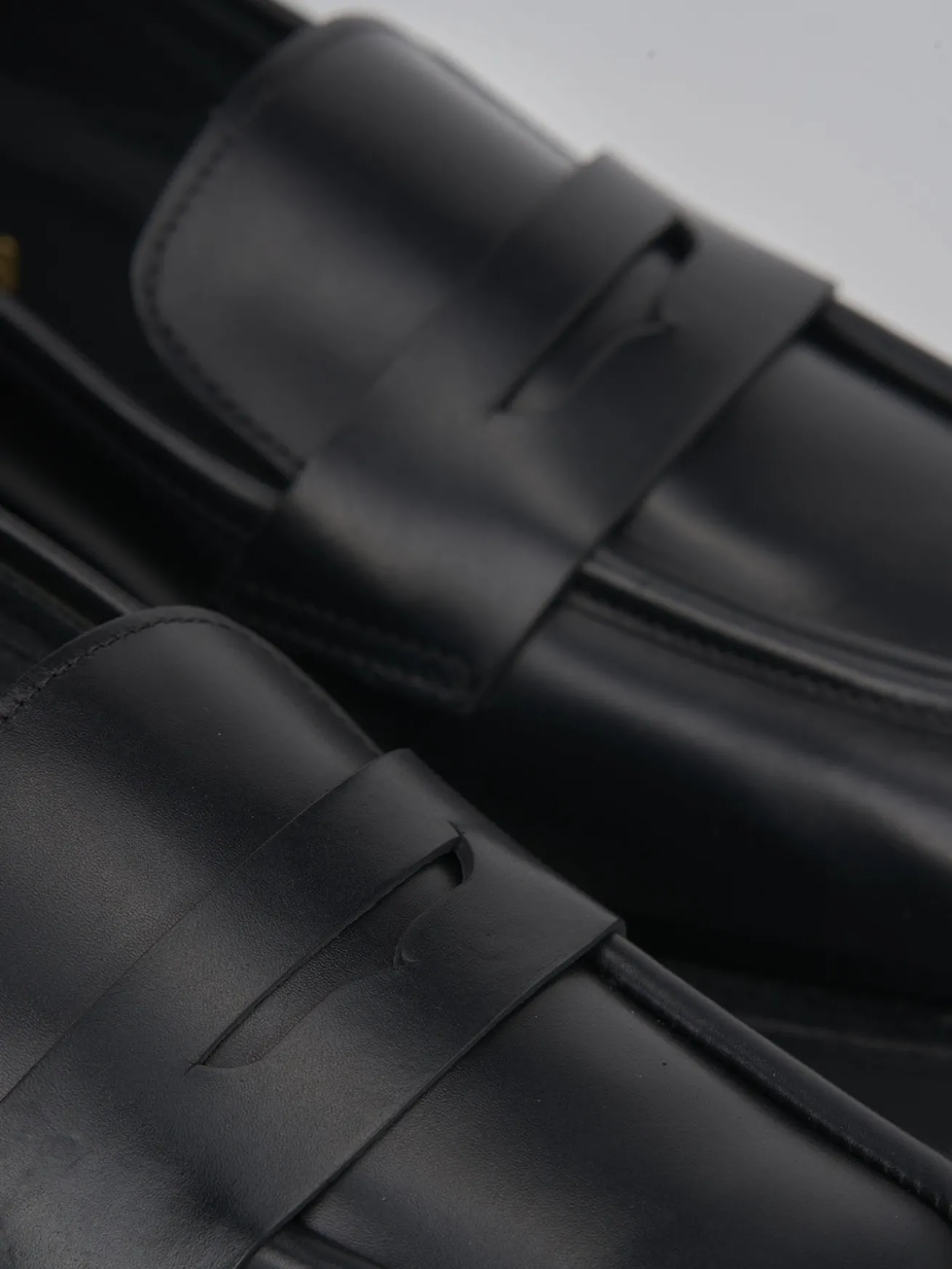 Mocassini tacco 3cm pelle nero