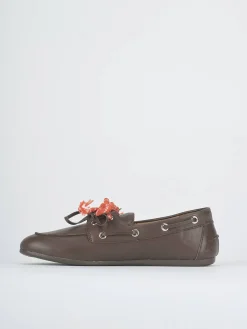 Mocassini tacco 1cm pelle testa