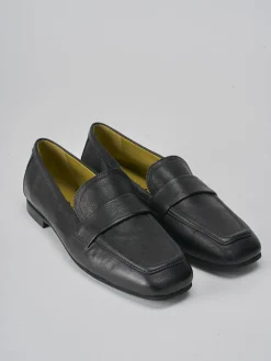 Mocassini tacco 1cm pelle nero