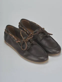 Mocassini tacco 1cm pelle testa