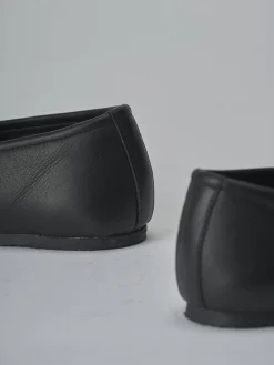 Mocassini tacco 1cm pelle nero