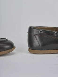 Mocassini tacco 1cm pelle testa