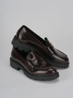 Mocassini tacco 2cm pelle testa