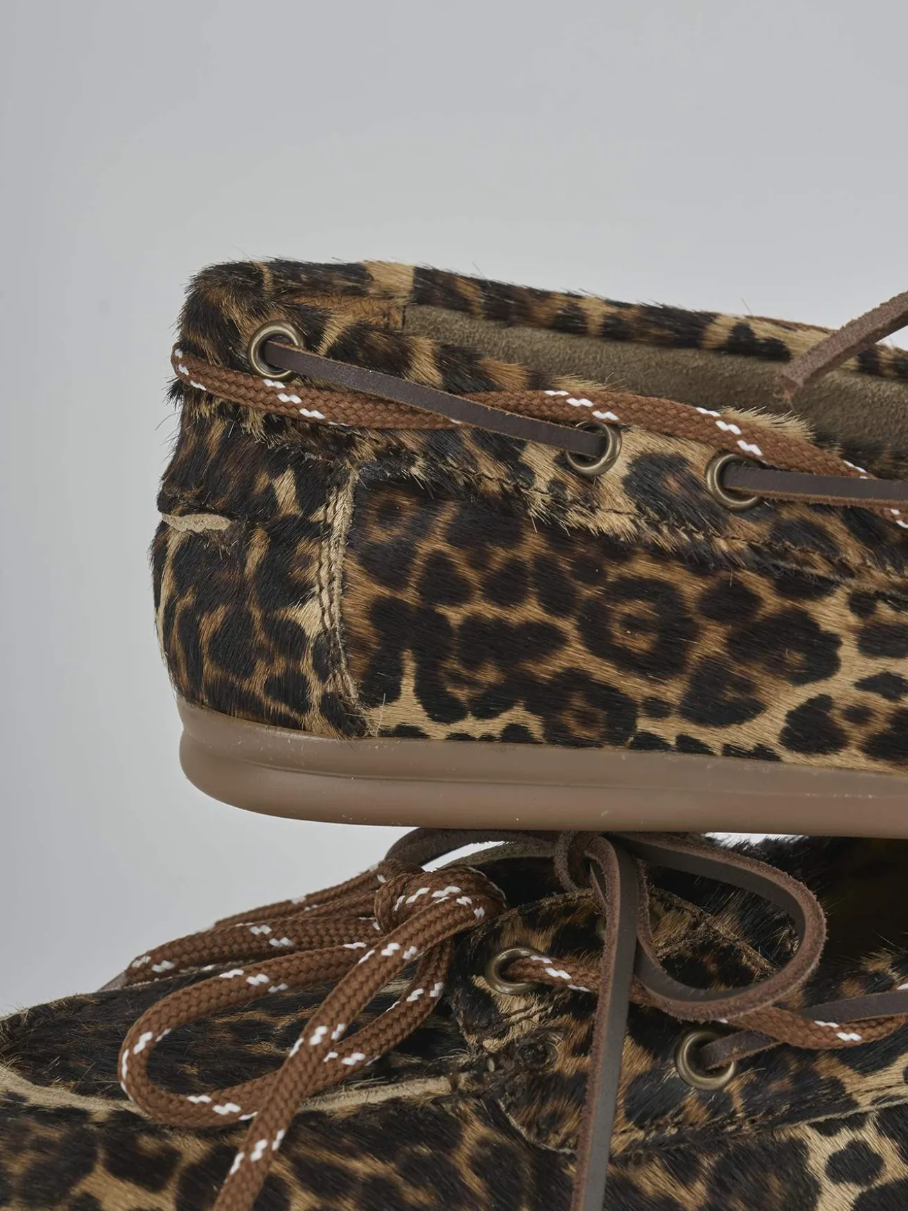 Mocassini tacco 1cm pelle multicolor