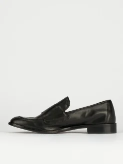 Mocassini tacco 1cm pelle nero