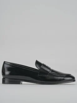 Mocassini tacco 1cm pelle nero