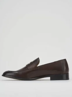 Mocassini tacco 1cm pelle testa